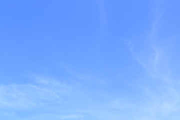 clouds in the blue sky