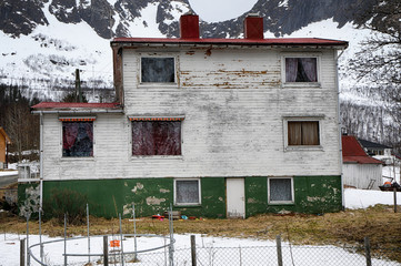 Old dilapidated house