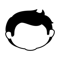 happy little boy character vector illustration design