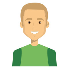 young man casual avatar vector illustration design