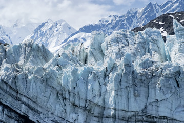 Fototapeta na wymiar Margerie Glacier at Glacier Bay National Park, Alaska