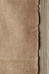 Two layer background or texture - paper and wood
