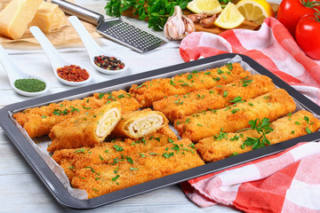 Crispy Chicken cheese flour Tortilla Roll Ups