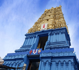 Simhachalam Hindu temple located in Visakhapatnam city suburb, India