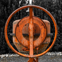 Alter Betonmischer