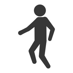 Male pictogram symbol icon vector illustration graphic design