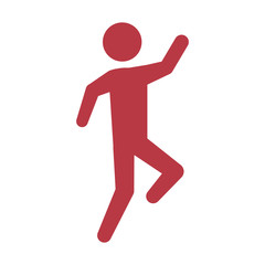 Male pictogram symbol icon vector illustration graphic design