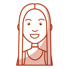 beautiful and young woman student vector illustration design