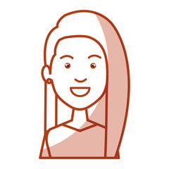 beautiful and young woman student vector illustration design