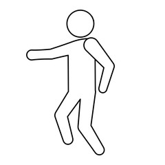 Male pictogram symbol icon vector illustration graphic design