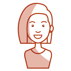 beautiful and young woman student vector illustration design