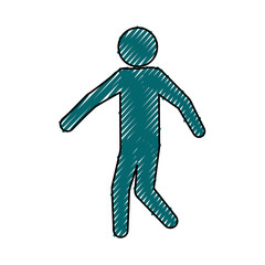 Male pictogram symbol icon vector illustration graphic design
