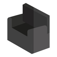 sofa isometric isolated icon vector illustration design