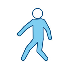 Male pictogram symbol icon vector illustration graphic design