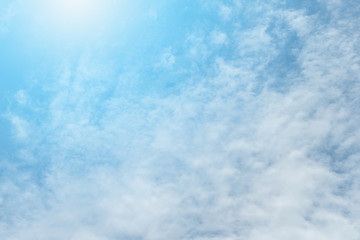 sun and cloud background with a pastel colored

