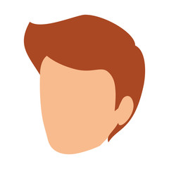 young man avatar character vector illustration design