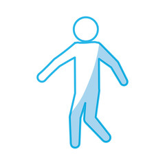 Male pictogram symbol icon vector illustration graphic design