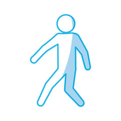 Male pictogram symbol icon vector illustration graphic design