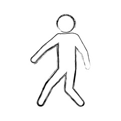 Male pictogram symbol icon vector illustration graphic design