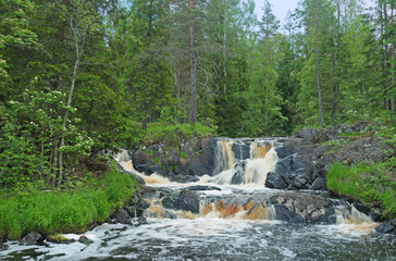 Waterfalls on the Tohmajoki River