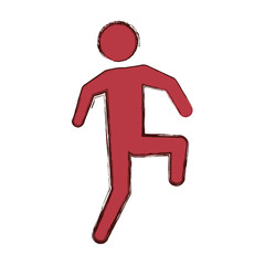 Male pictogram symbol icon vector illustration graphic design