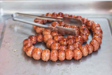 Sausage Thai food in the Northeast.