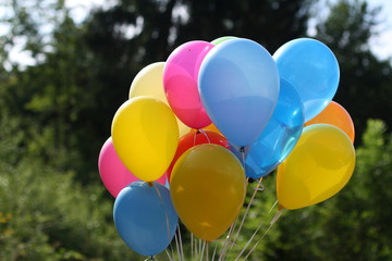 Ballons aux couleurs