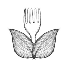 Leaf ecology symbol icon vector illustration graphic design