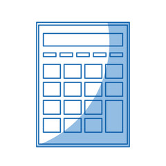 calculator investigate research rates shadow vector illustration