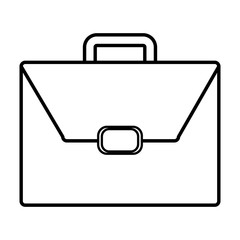 portfolio briefcase isolated icon vector illustration design