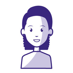 beautiful and young woman student vector illustration design