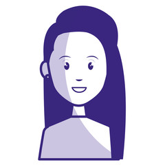 beautiful and young woman student vector illustration design