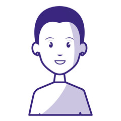 young man avatar character vector illustration design