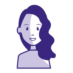 beautiful and young woman student vector illustration design