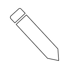 Wooden pencil isolated icon vector illustration graphic design