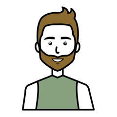 businessman avatar character icon vector illustration design