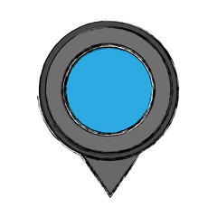 Map pointer symbol icon vector illustration graphic design