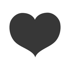 Heart and love icon vector illustration graphic design