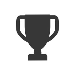 Trophy cup champiomship vector ilustration icon win