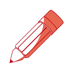 japanese artistic pen objetc traditional shadow vector illustration