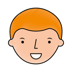 young man avatar character vector illustration design