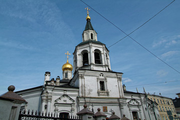 Obraz premium Orthodox Church in Moscow in the spring