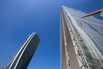 MILAN, ITALY, MARCH 28, 2017 - Isozaki Tower in 