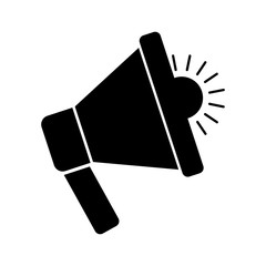 megaphone sound isolated icon vector illustration design