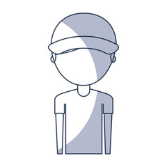 delivery worker avatar character vector illustration design