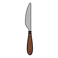 knife cutlery isolated icon vector illustration design