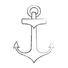 anchor artistic isolated icon vector illustration design