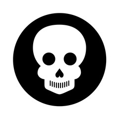 skull artistic tattoo isolated icon vector illustration design
