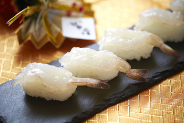 Shrimp sushi 