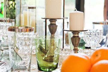 Elegant dining table setting